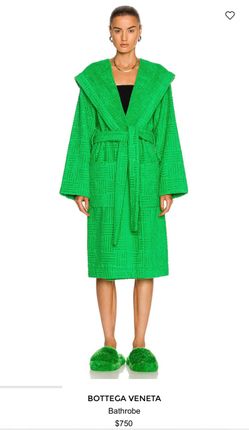 Bottega Veneta Terry Cloth Bathrobe