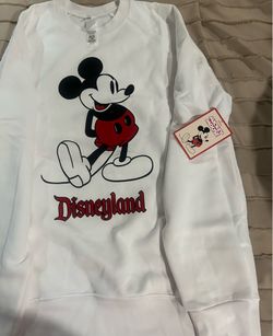 New Mickey sweater size large