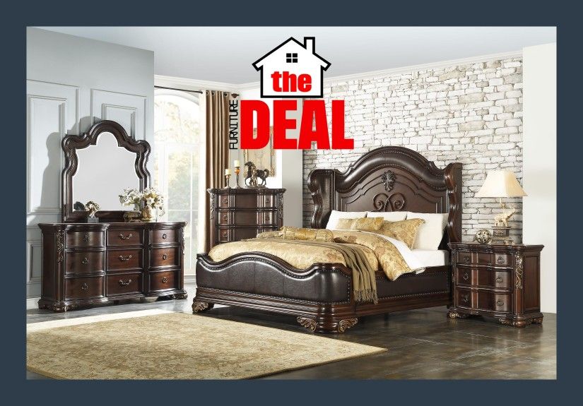 QUEEN BEDROOM SET: ADD $150 FOR KING SIZES 