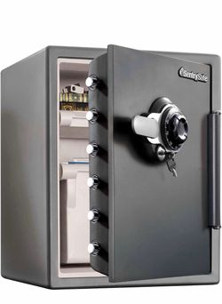 Sentry Safe Digital Fire/Water Safe - 2 ft³ - Digital, Programmable, Dual Key Lock