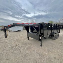 Gooseneck Dump Trailer 