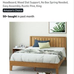 (PENDING) King size bed frame