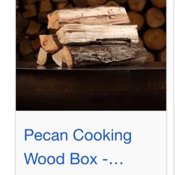 Pecan Cooking Firewood 