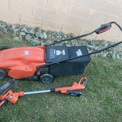 electric black& decker lawn mower 