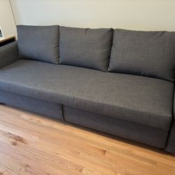 IKEA FRIHETEN queen Sleeper Sofa, dark grey