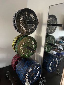 Rogue Fitness Fleck Bumper Plates