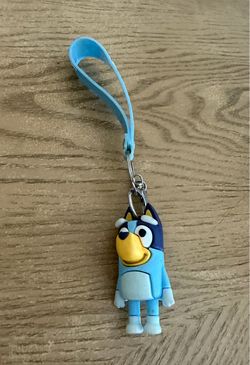 Bluey Character Rubber Keychain