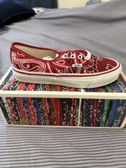 Brand New OG Authentic LX Vans Bandana Red