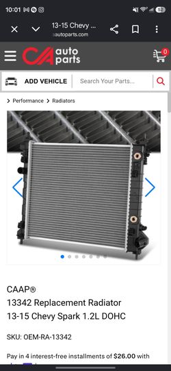 Chevy Spark Radiator