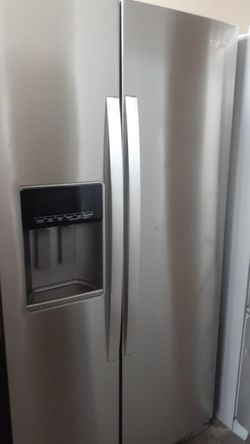 Whirlpool Side-by-Side Stainless Steel Refrigerator

