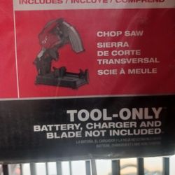 Milwaukee new 14” chop saw M18 fuel