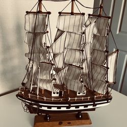 Vintage Belem Sailing Ship 