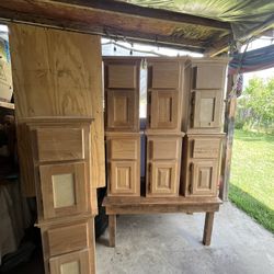 Handmade Wooden cabinets 