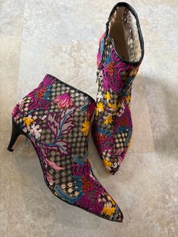 Embroidered boots