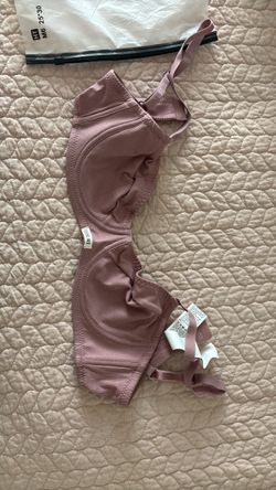 Lisure Ribbed Wireless Bra Pink