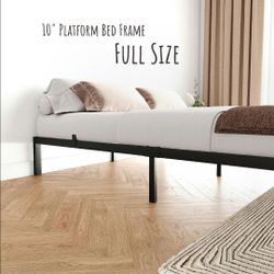 10" FULL Platform Bed Frame, NEW!