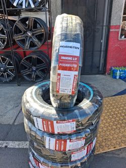 155/80/13 Remington white wall tires