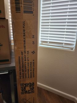 NEW in BOX full size Sleepy Adjustable Bed Frame