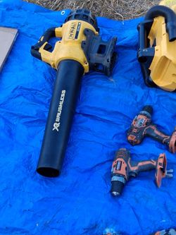 DeWalt 20V Max XR Brushless Cordless Blower  Ridgid and dewalt brushless drills impact