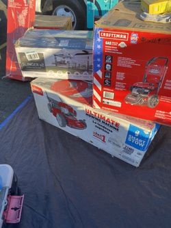 Pressure Washer & Microwave & Water Dispenser 