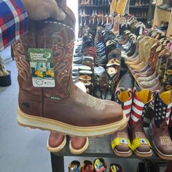 Botas De Piel De México Cómodas Para Trabajar Rodeo 