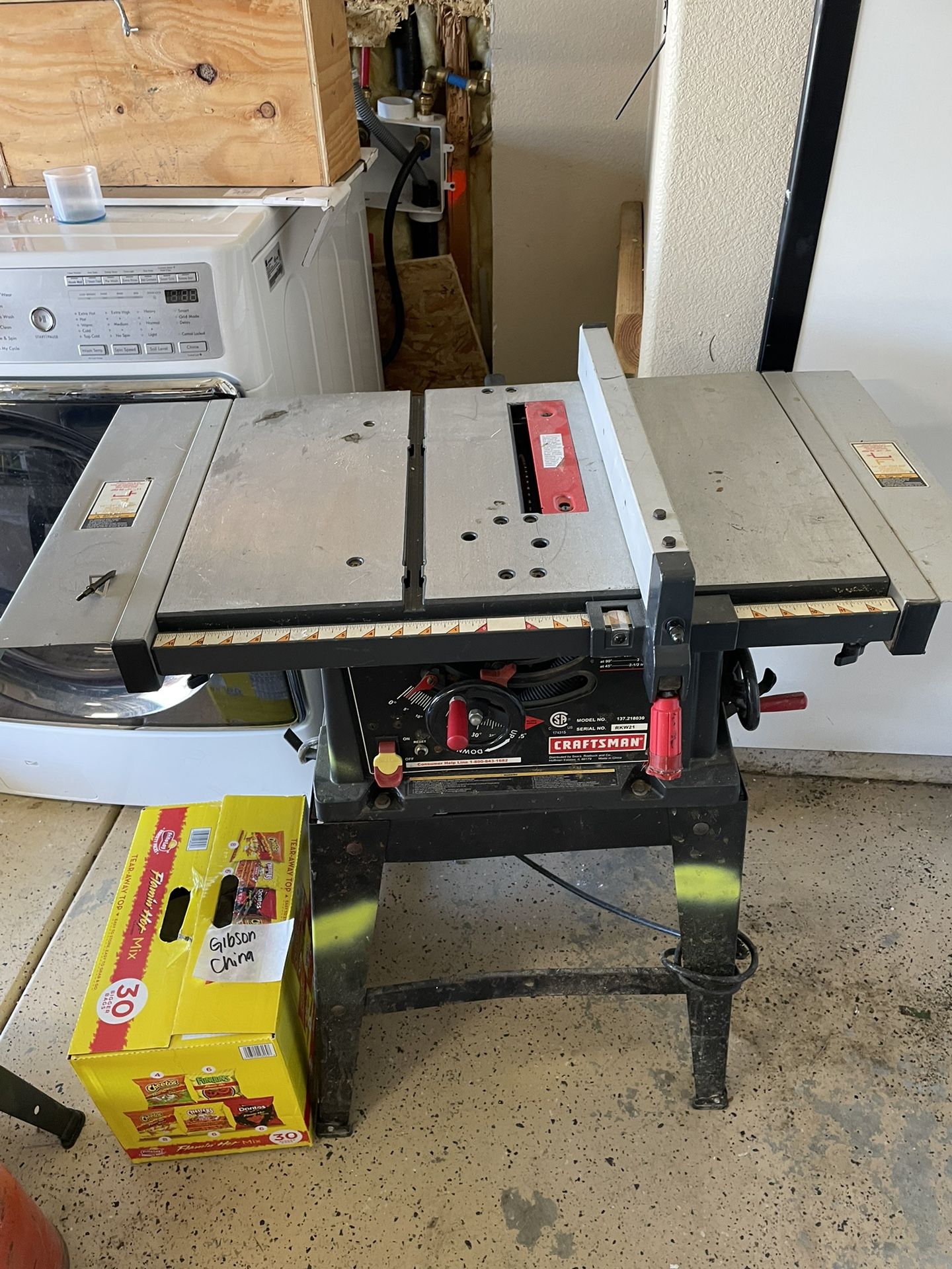 Craftsman’s 10” Table Saw 