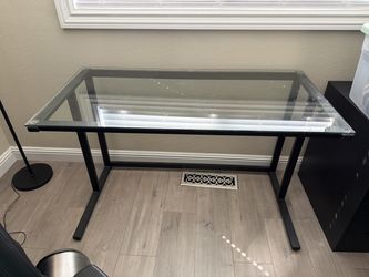 Glass Top Desk