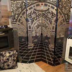 Folding Floor Screen 