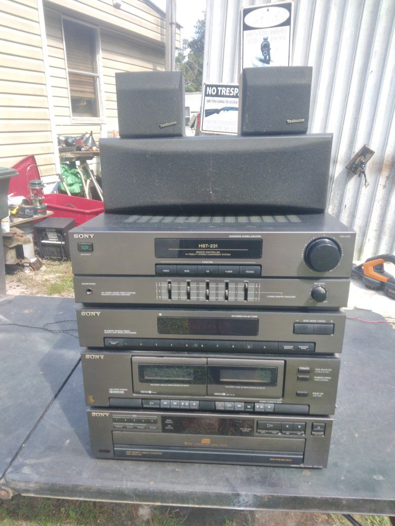 Sony Stereo System From The Late '90s