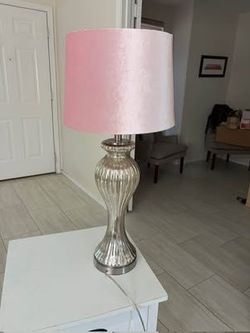Mercury Glass Table Lamp- 30in