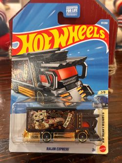 Hot Wheels Raijin Express Black/Gold Truck 1:64 Diecast