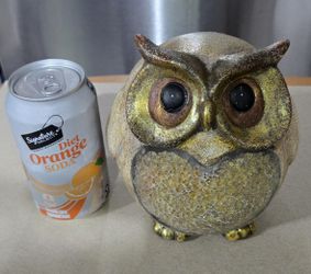 Decorative Sparkly Ceramic Owl