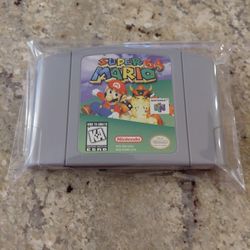 Nintendo 64 Super Mario 64 Game Cartridge TESTED