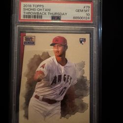 Shohei Ohtani 2018 Topps Throwback Thursday 