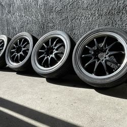 17 Inch Volk Rays CE28 Style Wheels Rims 5x114.3 / 5x100