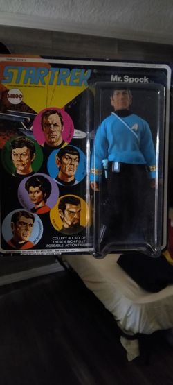 Vintage 1974 Mego Mr Spock STAR TREK Action Figure