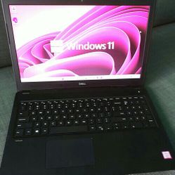 DELL LAPTOP  NOTEBOOK 15" UNLOCKED   WINDOWS 11 8GB RAM  256ssd  COMPUTER FREE CHARGER works great 