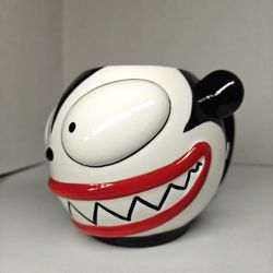 rare Disney Nightmare Before Christmas Vampire Teddy face ceramic mug