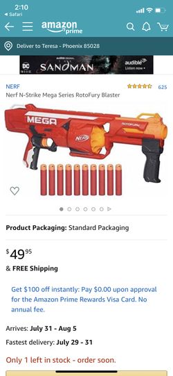 Nerf gun (rotofury barely used)