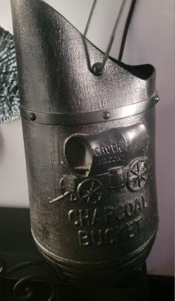 Black Charcoal  Bucket