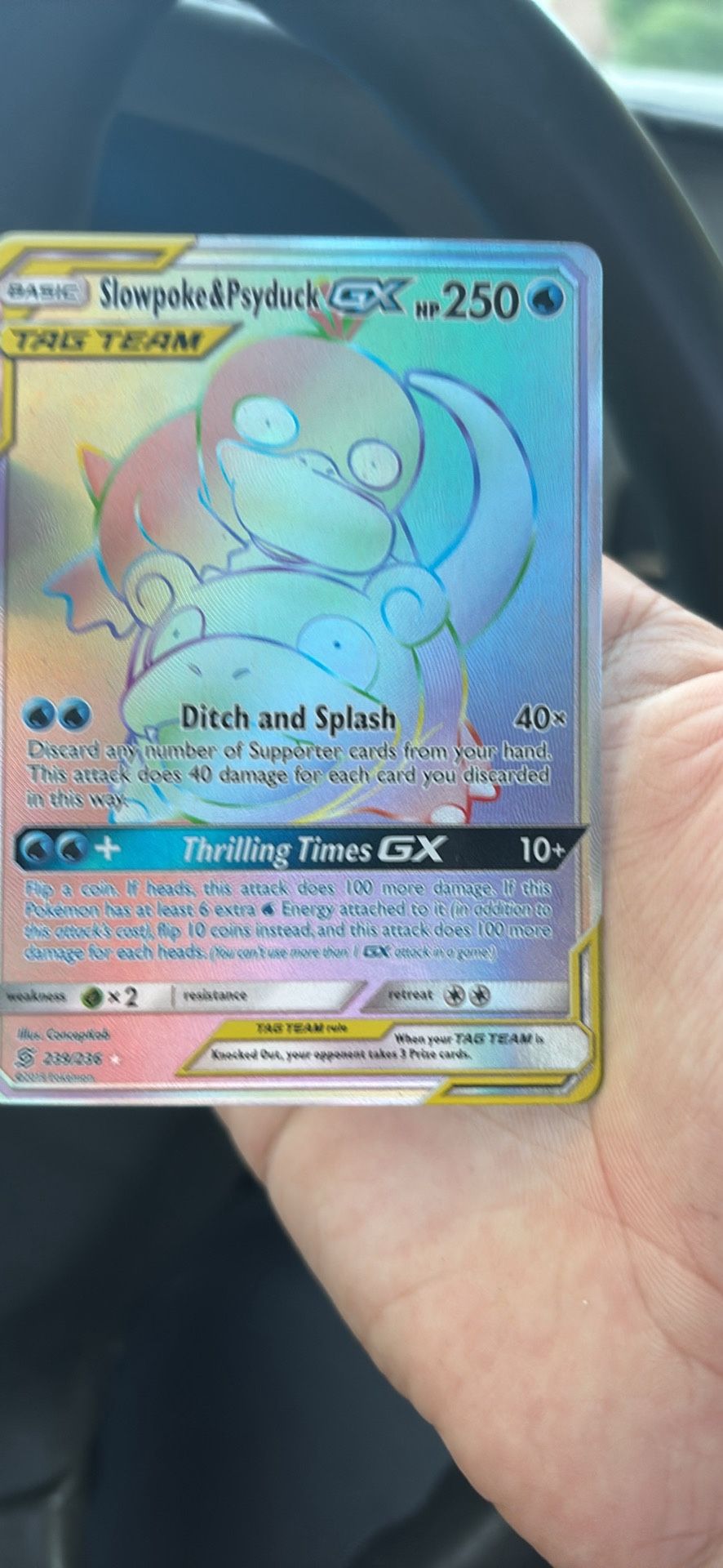 Slowpoke and psyduck gx tag team