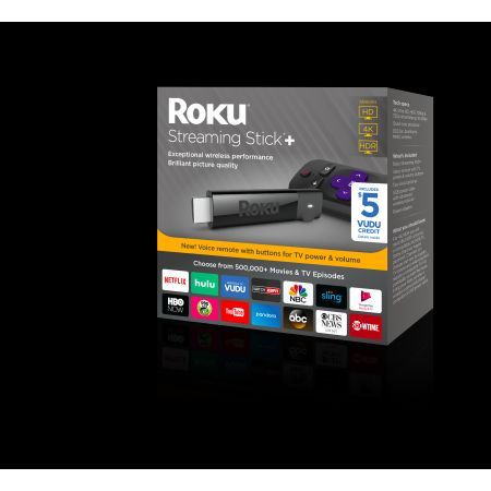 --->> BRAND NEW <<--- ROKU STREAMING STICK+ (TURNS TV INTO A SMART TV)