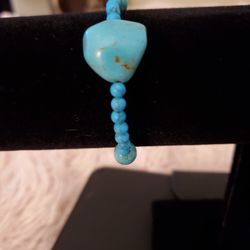 Real Big Piece TURQUOISE  bracelet  Fits Most