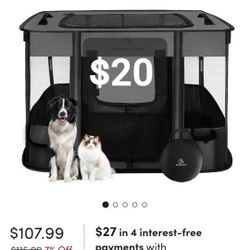 Dog Playpen By Romantic Bear