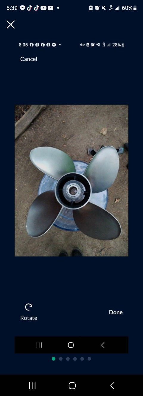 RENEGADE boat Propeller By OMC