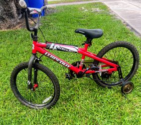 Dynacraft Wipeout 32 Boys Bike with Removable Training Wheels