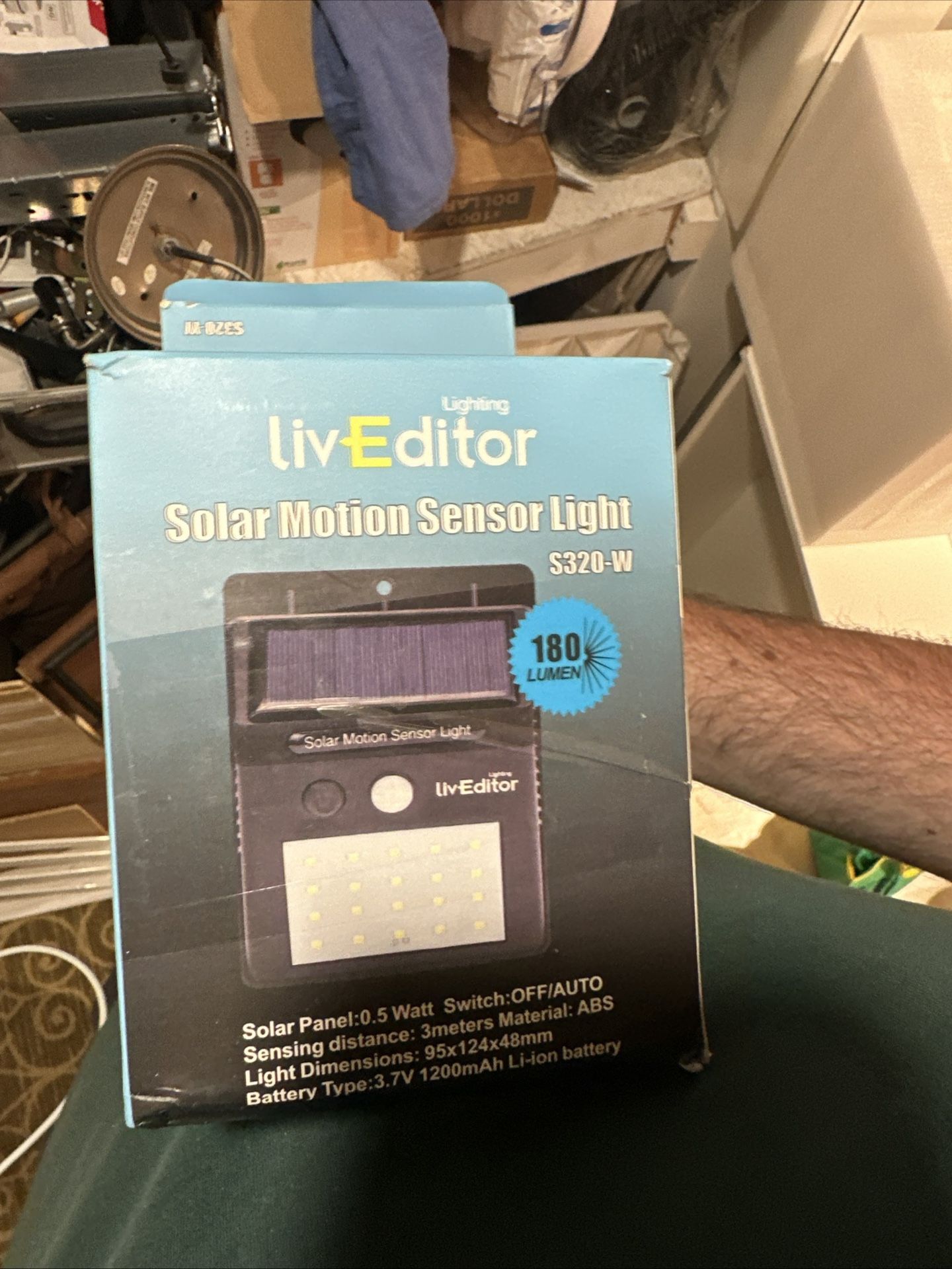 LivEditor Solar Motion Sensor Light - 4 Pack