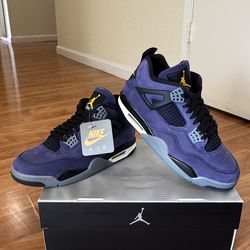 Jordan 4 Lakers (Size 12M) DS NEW w/ Proof of Purchase