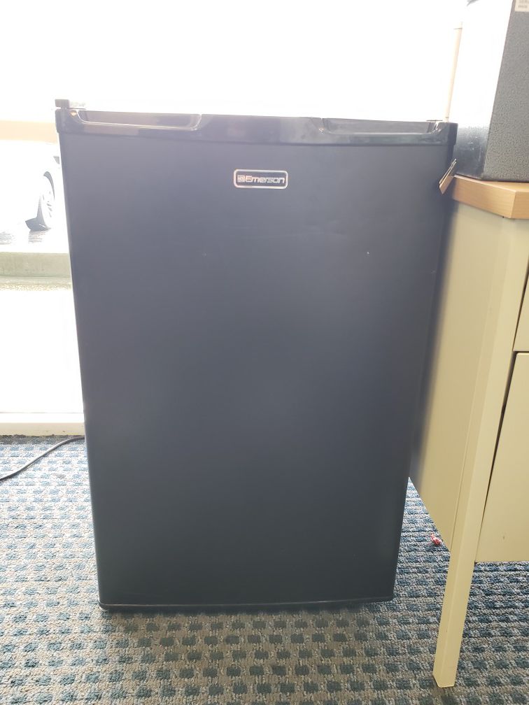 Emerson brand mini fridge