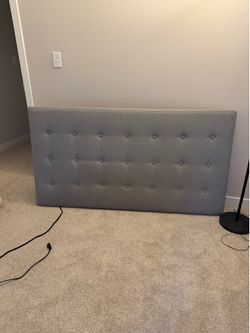 Gray Headboard